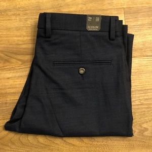 NWT JCrew Lulow Slim Stretch Dress Pant Navy